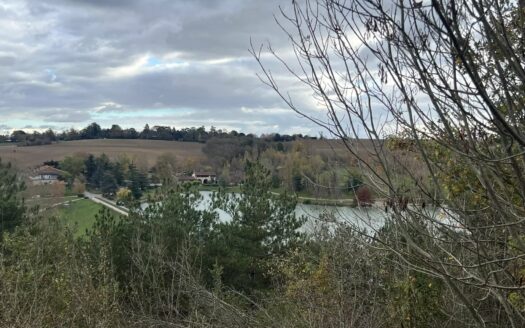 Terrain constructible vue lac